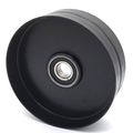 Terre Products John Deere AM38777 Flat Idler Pulley - 5'' Flat Dia. - 17mm Bore - Steel 32500181